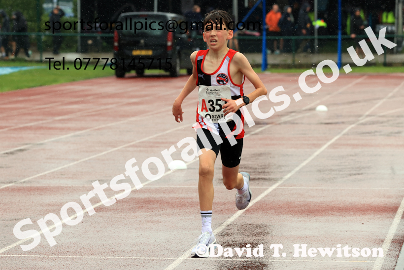 Boys Under-13s 2025 Northern Athletics Autumn Road Relays, Leigh, Lancashire. Photo: David T. Hewitson/Sports for All Pics